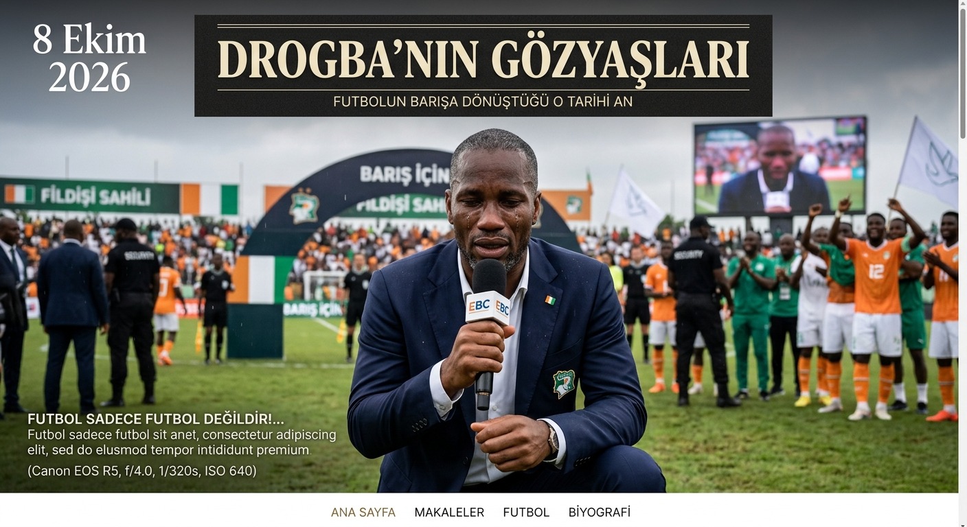 Drogba'nın Gözyaşları